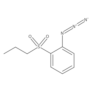 1-Azido-2-(propane-1-sulfonyl)benzene Structure