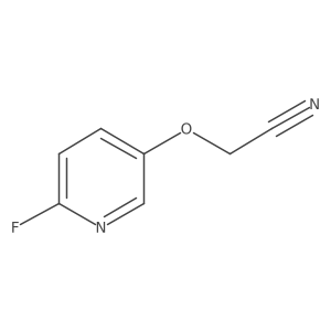 2-[(6-Fluoropyridin-3-yl)oxy]acetonitrile结构式