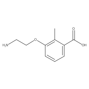 3-(2-Aminoethoxy)-2-methylbenzoic acid结构式