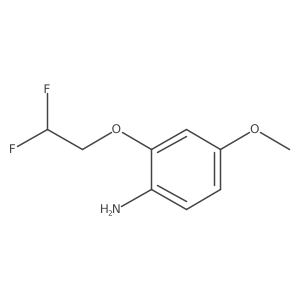 2-(2,2-Difluoroethoxy)-4-methoxyaniline结构式