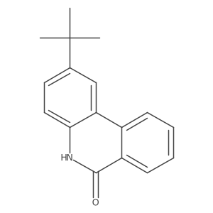 2-(Tert-butyl)phenanthridin-6(5H)-one结构式