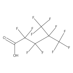 2,2,3,3,4,5,5,5-Octafluoro-4-(trifluoromethyl)pentanoic acid Structure