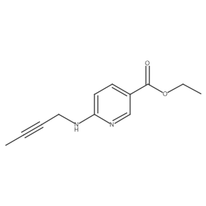 Ethyl 6-[(but-2-yn-1-yl)amino]pyridine-3-carboxylate Structure