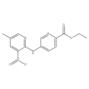 Ethyl 5-((5-methyl-3-nitropyridin-2-yl)amino)picolinate Structure