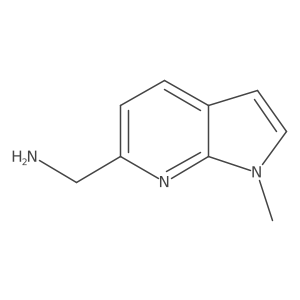 {1-methyl-1H-pyrrolo[2,3-b]pyridin-6-yl}methanamine Structure