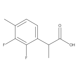 2-(2,3-Difluoro-4-methylphenyl)propanoic acid结构式