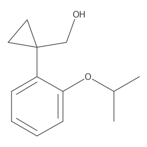 {1-[2-(Propan-2-yloxy)phenyl]cyclopropyl}methanol Structure