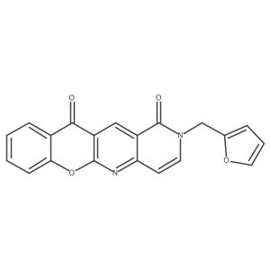 2-(furan-2-ylmethyl)-2,11-dihydro-1H-6-oxa-2,5-diazatetracene-1,11-dione结构式