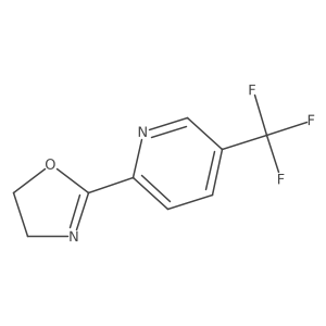 2-(4,5-Dihydro-2-oxazolyl)-5-(trifluoromethyl)pyridine结构式