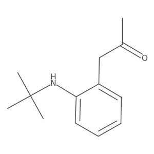 2-Propanone, 1-[2-[(1,1-dimethylethyl)amino]phenyl]-结构式