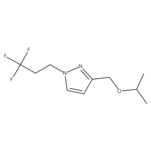 3-(isopropoxymethyl)-1-(3,3,3-trifluoropropyl)-1H-pyrazole Structure