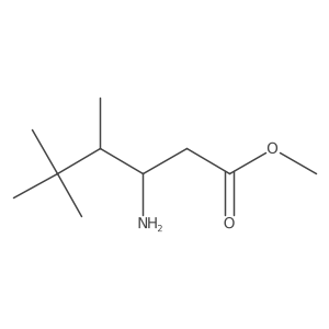 Methyl 3-amino-4,5,5-trimethylhexanoate Structure