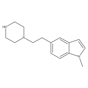 1-methyl-5-[2-(piperazin-1-yl)ethyl]-1H-indole Structure