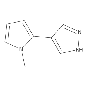 4-(1-methyl-1H-pyrrol-2-yl)-1H-pyrazole Structure