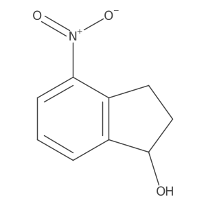 (1R)-4-nitro-2,3-dihydro-1H-inden-1-ol Structure