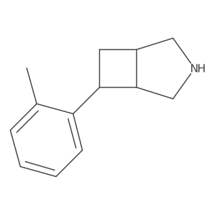 6-(2-Methylphenyl)-3-azabicyclo[3.2.0]heptane结构式