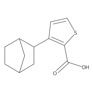 3-{Bicyclo[2.2.1]heptan-2-yl}thiophene-2-carboxylic acid Structure