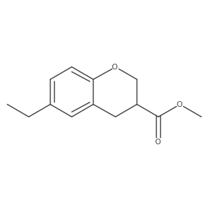 Methyl 6-ethylchromane-3-carboxylate结构式