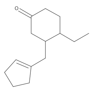 3-[(Cyclopent-1-en-1-yl)methyl]-4-ethylcyclohexan-1-one结构式