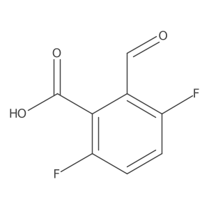 3,6-Difluoro-2-formylbenzoic acid结构式