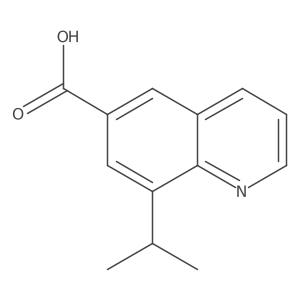8-(Propan-2-yl)quinoline-6-carboxylic acid结构式