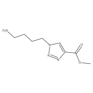 methyl 1-(4-aminobutyl)-1H-1,2,3-triazole-4-carboxylate Structure