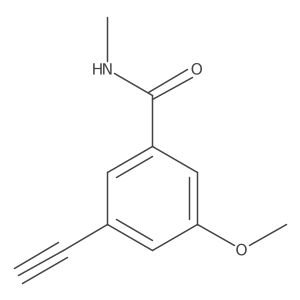 3-Ethynyl-5-methoxy-N-methylbenzamide Structure