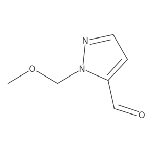1-(Methoxymethyl)-1H-pyrazole-5-carbaldehyde Structure