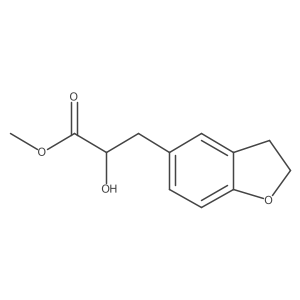 Methyl 3-(2,3-Dihydrobenzofuran-5-yl)-2-hydroxypropanoate Structure