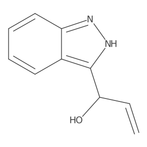 1-(1H-indazol-3-yl)prop-2-en-1-ol结构式