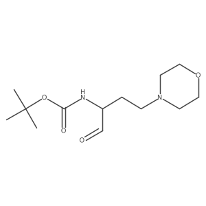 tert-butyl N-[4-(morpholin-4-yl)-1-oxobutan-2-yl]carbamate结构式
