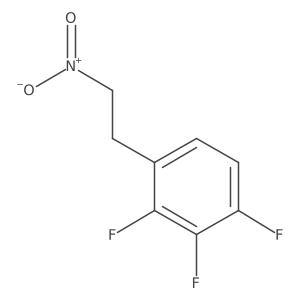 1,2,3-Trifluoro-4-(2-nitroethyl)benzene结构式