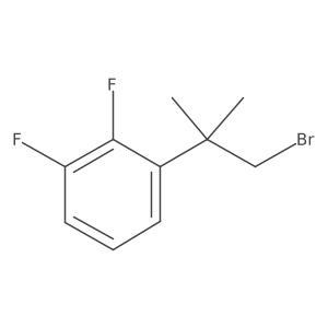 1-(1-Bromo-2-methylpropan-2-yl)-2,3-difluorobenzene Structure
