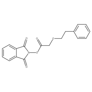 1,3-dioxo-2,3-dihydro-1H-isoindol-2-yl 2-(2-phenylethoxy)acetate Structure