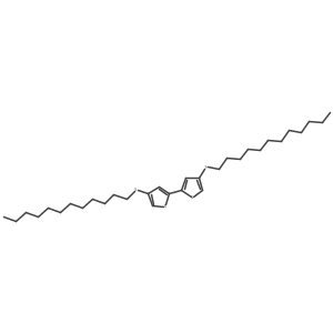 4,4'-Bis(dodecylthio)-2,2'-bithiophene Structure