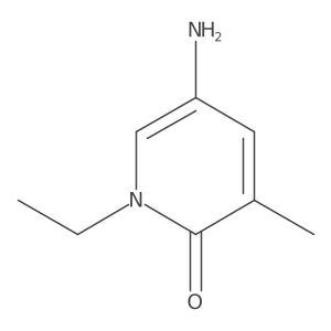 5-Amino-1-ethyl-3-methylpyridin-2(1H)-one Structure