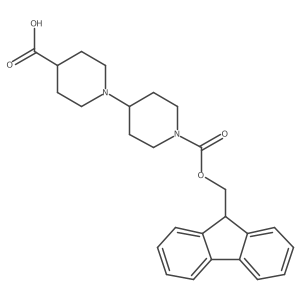 1'-{[(9H-fluoren-9-yl)methoxy]carbonyl}-[1,4'-bipiperidine]-4-carboxylic acid结构式