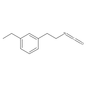 1-Ethyl-3-(2-isocyanatoethyl)benzene结构式