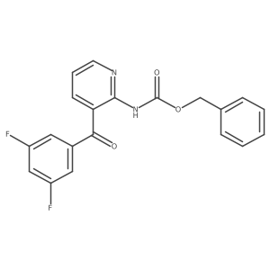 benzyl N-[3-(3,5-difluorobenzoyl)pyridin-2-yl]carbamate Structure