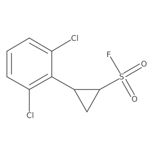 2-(2,6-Dichlorophenyl)cyclopropane-1-sulfonyl fluoride Structure