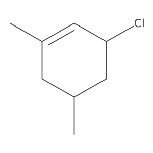 3-Chloro-1,5-dimethylcyclohexene结构式