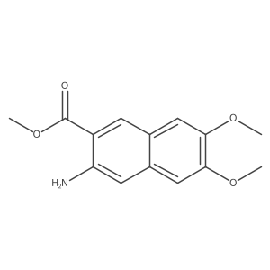Methyl 3-amino-6,7-dimethoxy-2-naphthoate结构式
