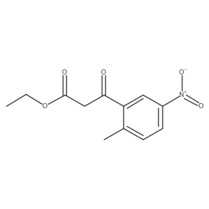 Ethyl 3-(2-methyl-5-nitrophenyl)-3-oxopropanoate Structure