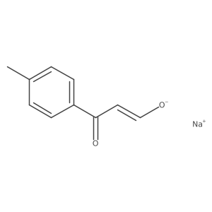 sodium (1E)-3-(4-methylphenyl)-3-oxoprop-1-en-1-olate结构式