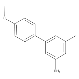 3-(4-Methoxyphenyl)-5-methylaniline结构式