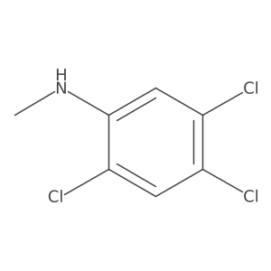 2,4,5-Trichloro-N-methylbenzenamine Structure