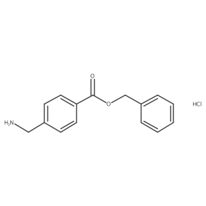 Benzyl 4-(aminomethyl)benzoate hydrochloride结构式