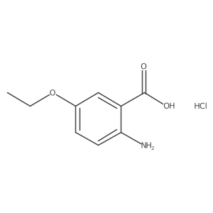 2-Amino-5-ethoxybenzoic acid hydrochloride Structure