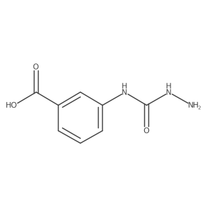 3-(Hydrazinecarbonylamino)benzoic acid Structure