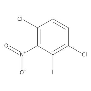 1,4-Dichloro-2-iodo-3-nitrobenzene结构式